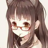 戴眼镜的动漫女孩头像微信头像图片大全
