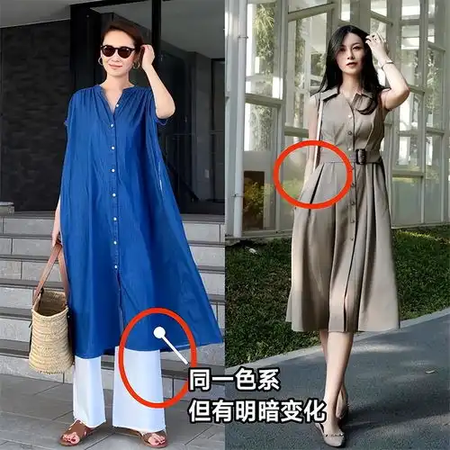 懂配色的女人美得更久,这4大误区穿搭,很多中年女人都踩了
