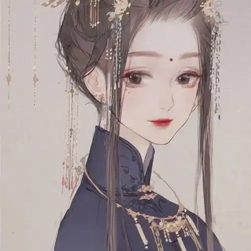 古风女头当时只道,不过寻常
