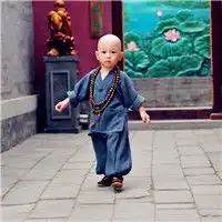 小和尚头像,可爱小和尚头像图片萌萌哒的孩子
