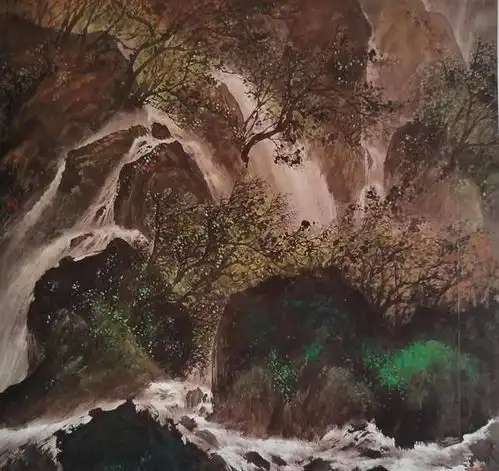 向心峨峨有舜尧上海欧美同学会画院云画展下
