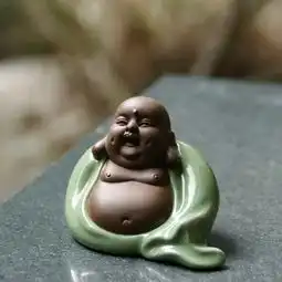茶宠紫沙茶宠哥窑茶宠弥勒佛
