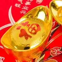 金元宝高清头像,最能招财的微信头像,大富大贵微信招财头像
