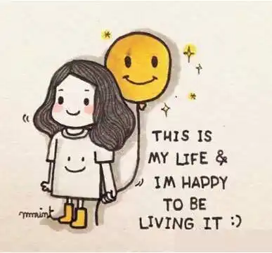 萌萌的正能量英文漫画thisismylife
