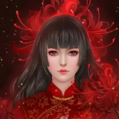彼岸花头像女生唯美图片彼岸花系列冷酷女孩
