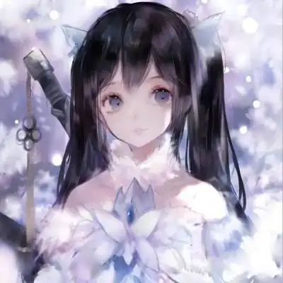 雪中人古风女子头像