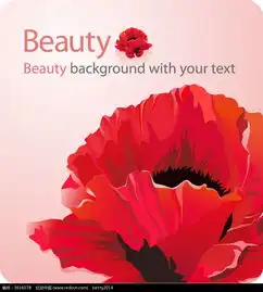红色花朵矢量背景eps素材免费下载红动网
