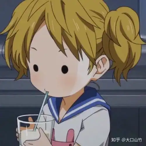 佛系少女风格女童动漫头像