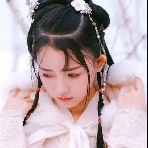 唯美古风女生头像,你笑靥如花,带着说不尽的柔情
