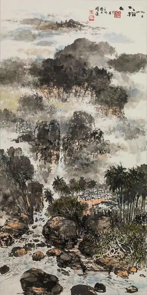 走进翡翠山城,共绘海南屋脊画展来了带你用画的视角看五指山市
