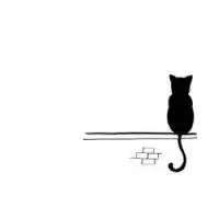 猫配鱼的情侣头像
