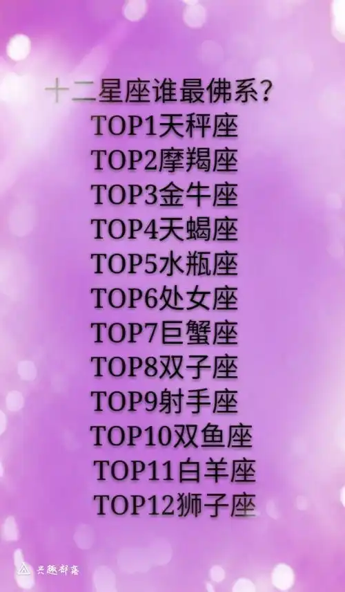 十二星座做什么会毫不犹豫哪个星座最佛系
