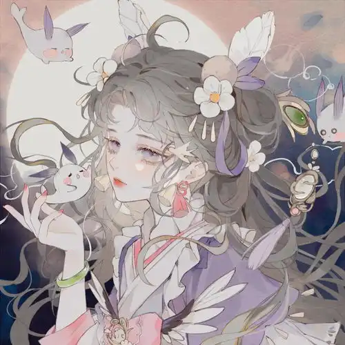 古风精美女生头像荒唐的不是岁月,是成长
