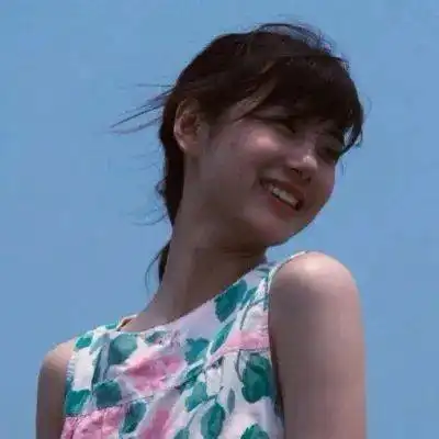 高清女生头像唯美蓝色系女头像
