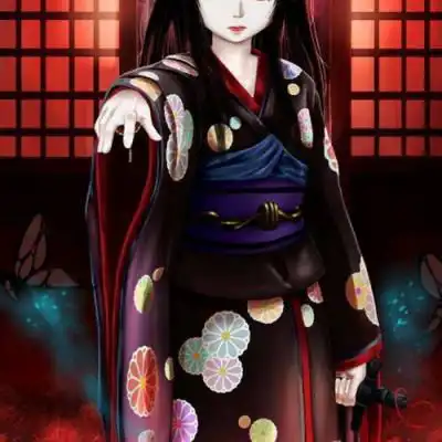 地狱少女头像阎魔爱系列恐怖图片地狱少女图片
