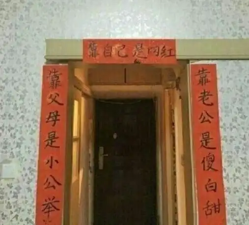 那些贴在女生宿舍的佛系春联
