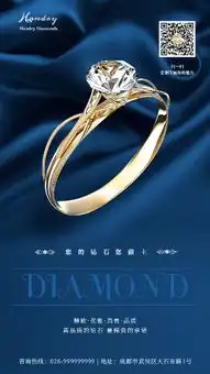 钻石钻戒手机海报模板素材在线设计手机海报fotor在线设计平台
