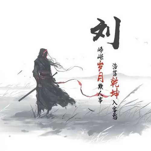 霸气古风姓氏微信头像用你的名字作一首诗,不要错过
