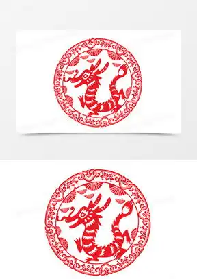 十二生肖剪纸龙图案大全
