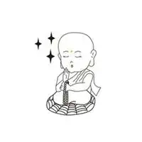 卡通小和尚头像禅意微信头像图片大全
