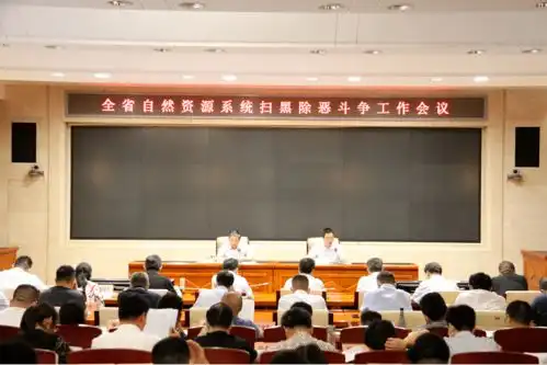 省自然资源厅召开全省自然资源系统扫黑除恶斗争工作会议
