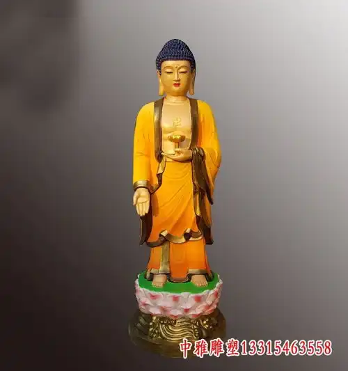 仿玉玻璃钢佛像雕塑六安佛像树脂雕塑
