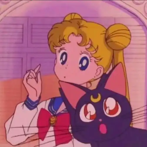精致女孩的卡通头像
