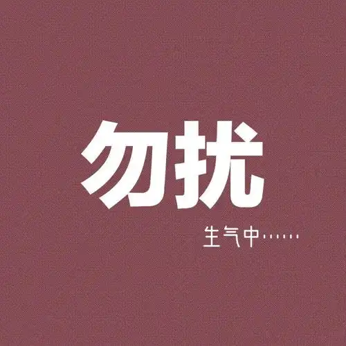 勿扰头像朋友圈背景图一套
