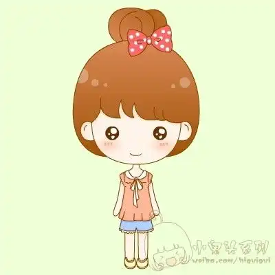 女生佛系头像q版少女