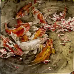 工笔画鸿运当头锦鲤是哪个画家画的
