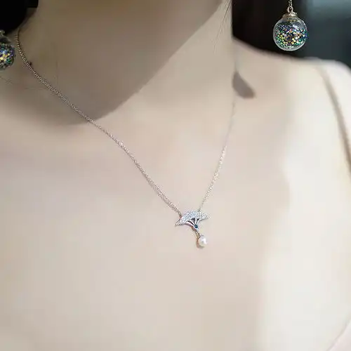 扇舞中国风简约项链

